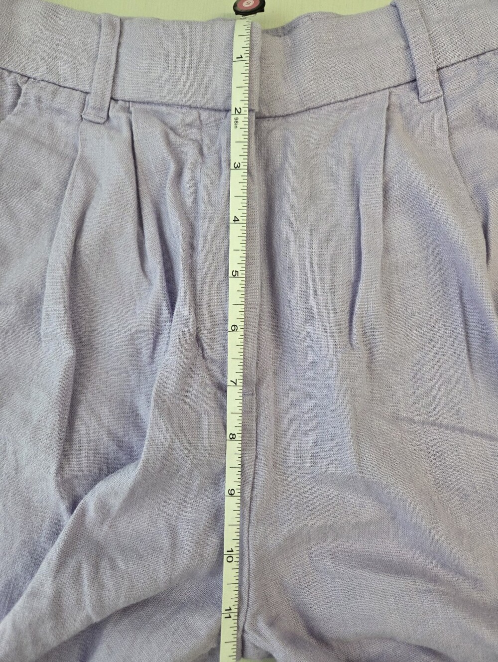 Abercrombie And Fitch A&F Sloane Linen-Blend Tailored Wide Leg Pant - Picture 11 of 12